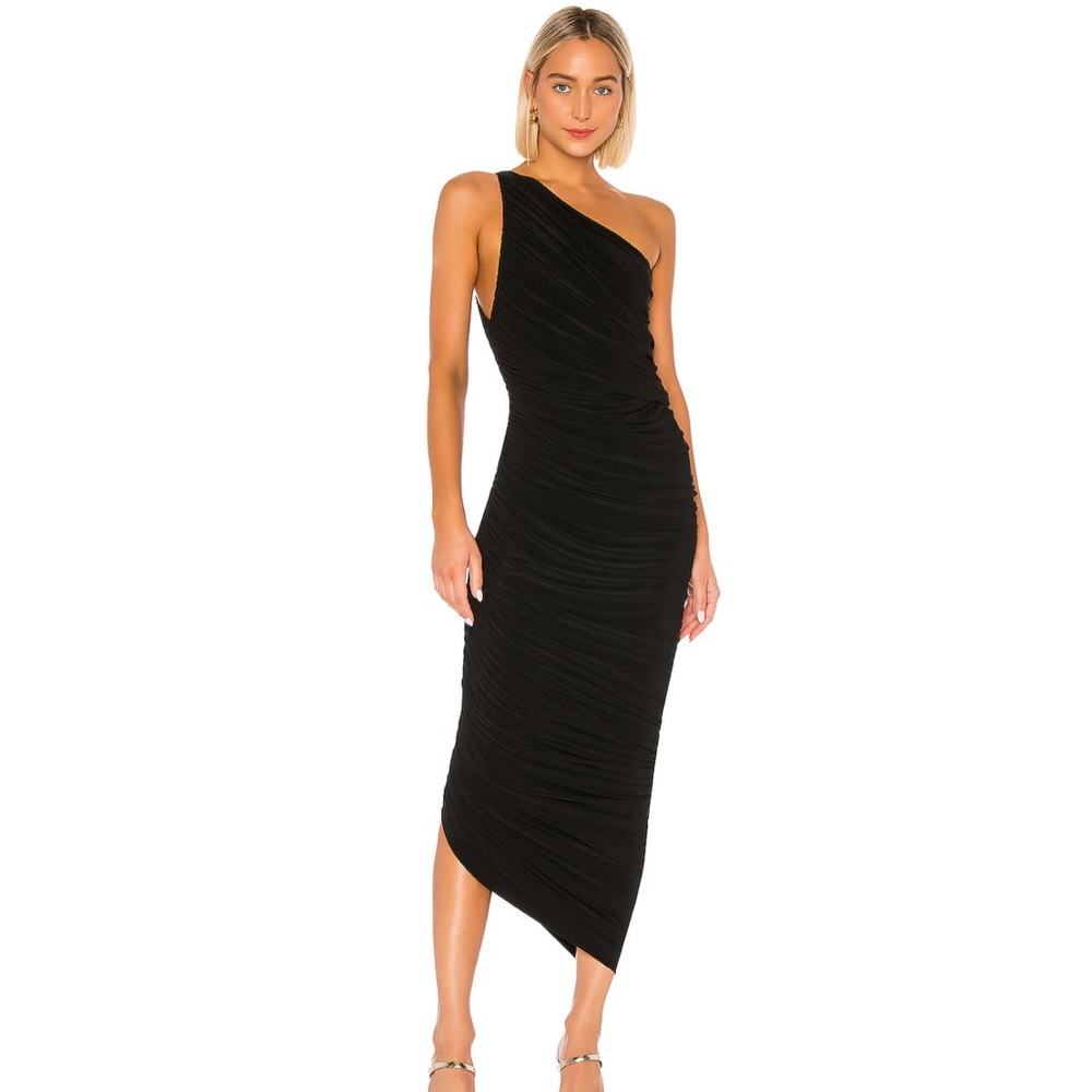 Norma Kamali Diana Gown in Black